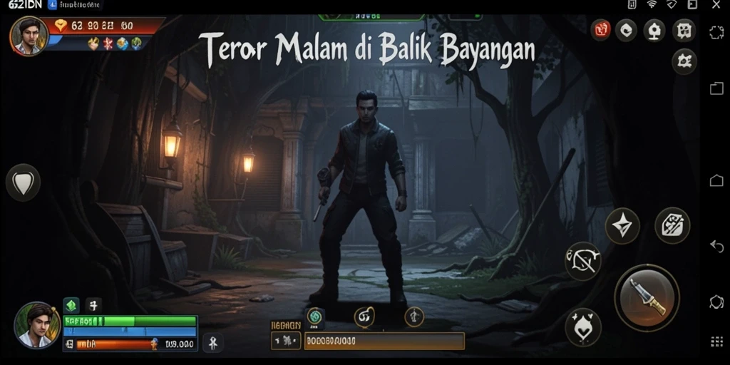 Tampilan gameplay menegangkan dalam 62IDN yang penuh misteri.