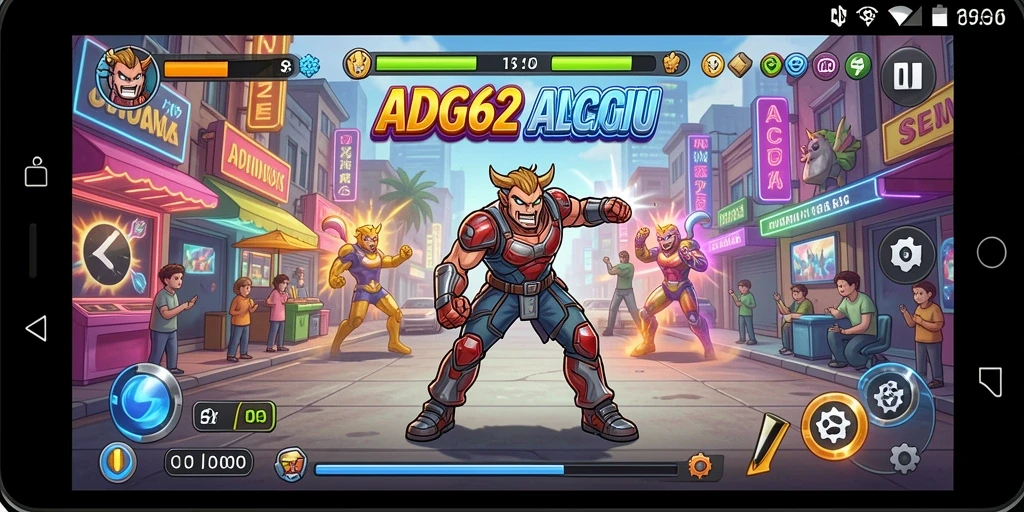 Screenshot ADG62 menampilkan aksi seru gameplay Arcade.