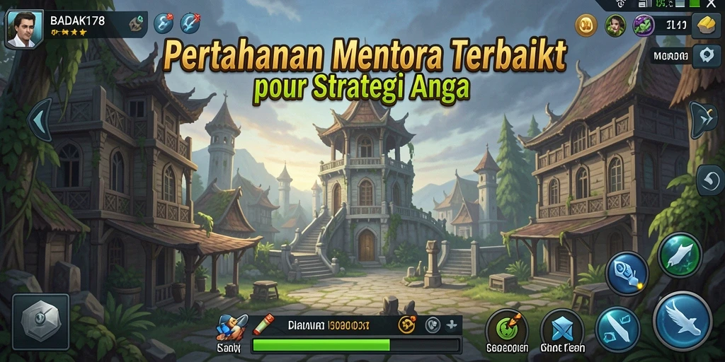 Tangkapan layar utama BADAK178 menampilkan aksi seru Tower Defense.