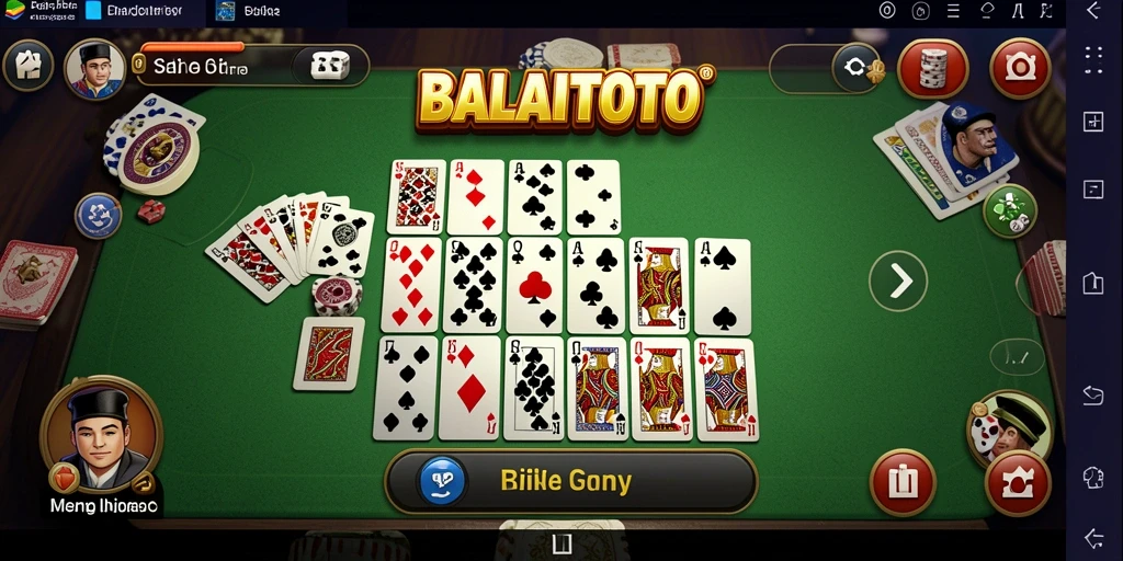 Tampilan gameplay domino yang seru dan interaktif.