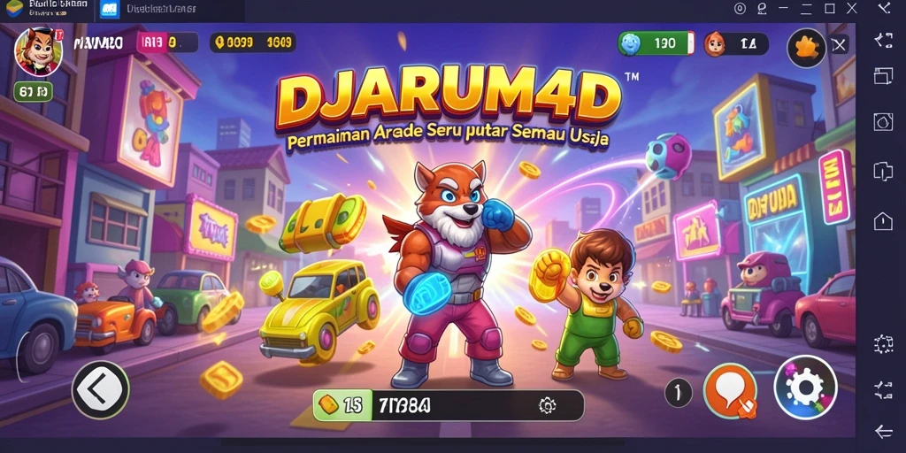 Tampilan gameplay intens dalam DJARUM4D yang penuh aksi.