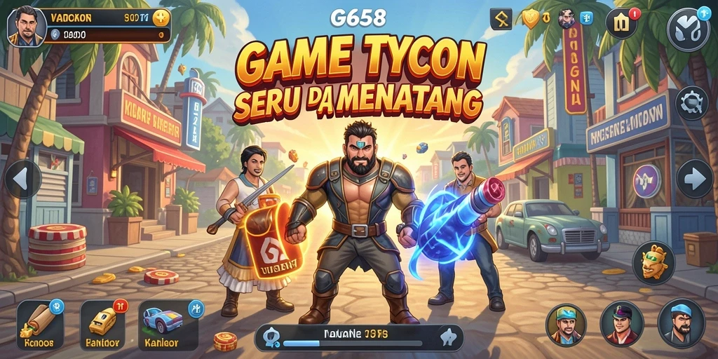 Screenshot G668 menampilkan gameplay Tycoon yang mendebarkan.