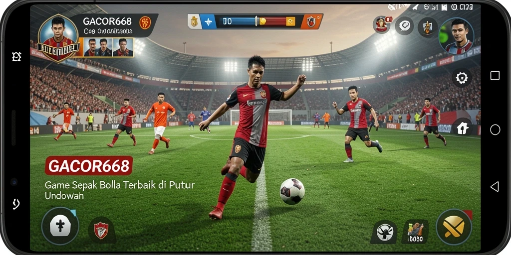 Tampilan grafis menakjubkan dari gameplay GACOR668.