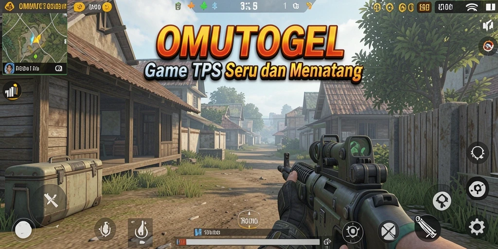 Tampilan gameplay seru di OMUTOGEL dengan aksi TPS yang mendebarkan.