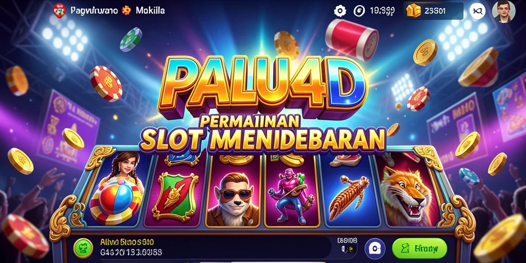 Tampilan menarik gameplay Slot PALU4D yang memukau dan penuh warna.
