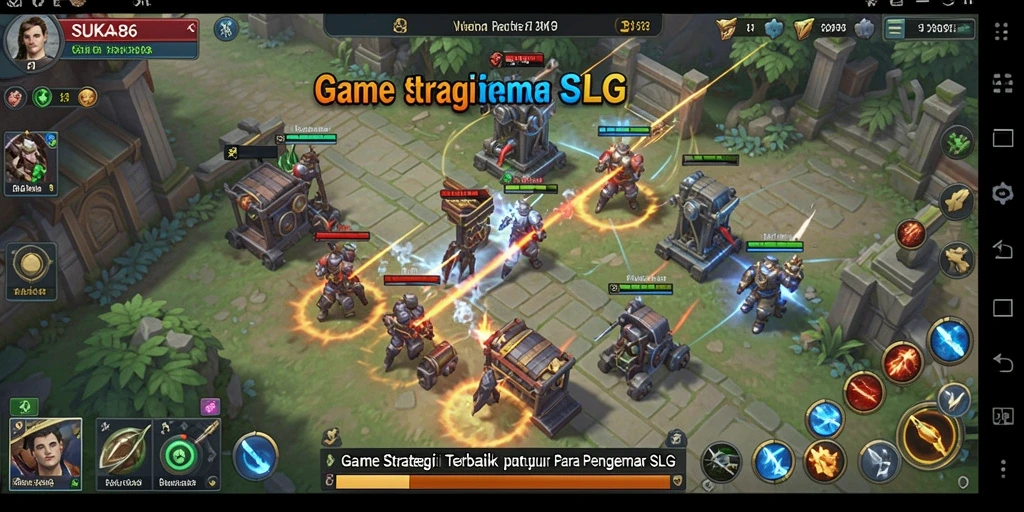 Tampilan menarik dari gameplay SLG SUKA86 yang menantang.