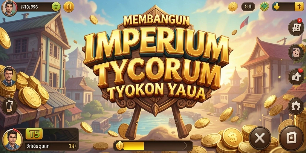 Tampilan gameplay T6 yang menawan dengan bangunan yang berkembang.